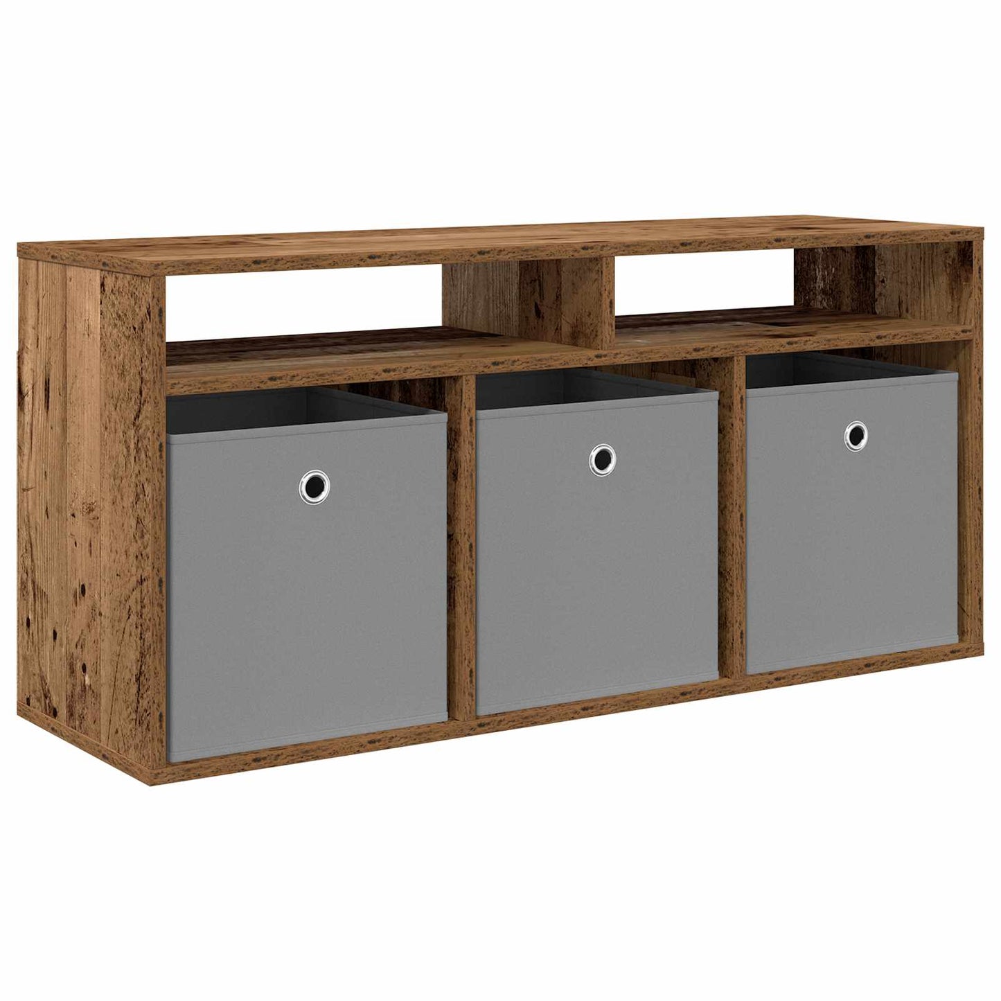 vidaXL Lowboard with Drawer Old Wood 102 x 32 x 48.5 cm