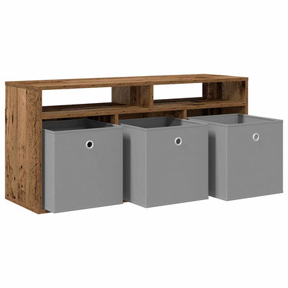 vidaXL Lowboard with Drawer Old Wood 102 x 32 x 48.5 cm