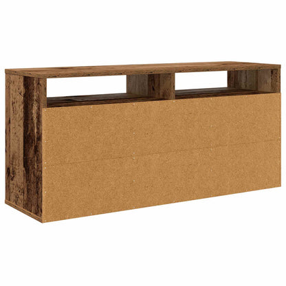 vidaXL Lowboard with Drawer Old Wood 102 x 32 x 48.5 cm