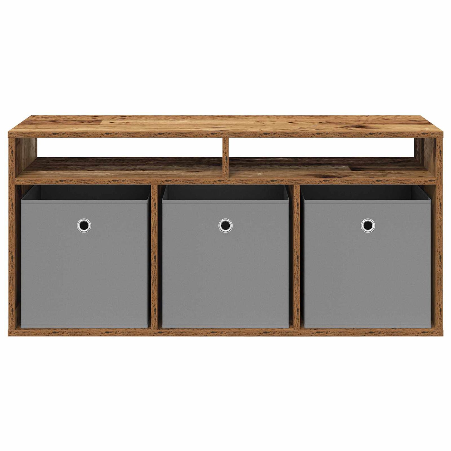 vidaXL Lowboard with Drawer Old Wood 102 x 32 x 48.5 cm