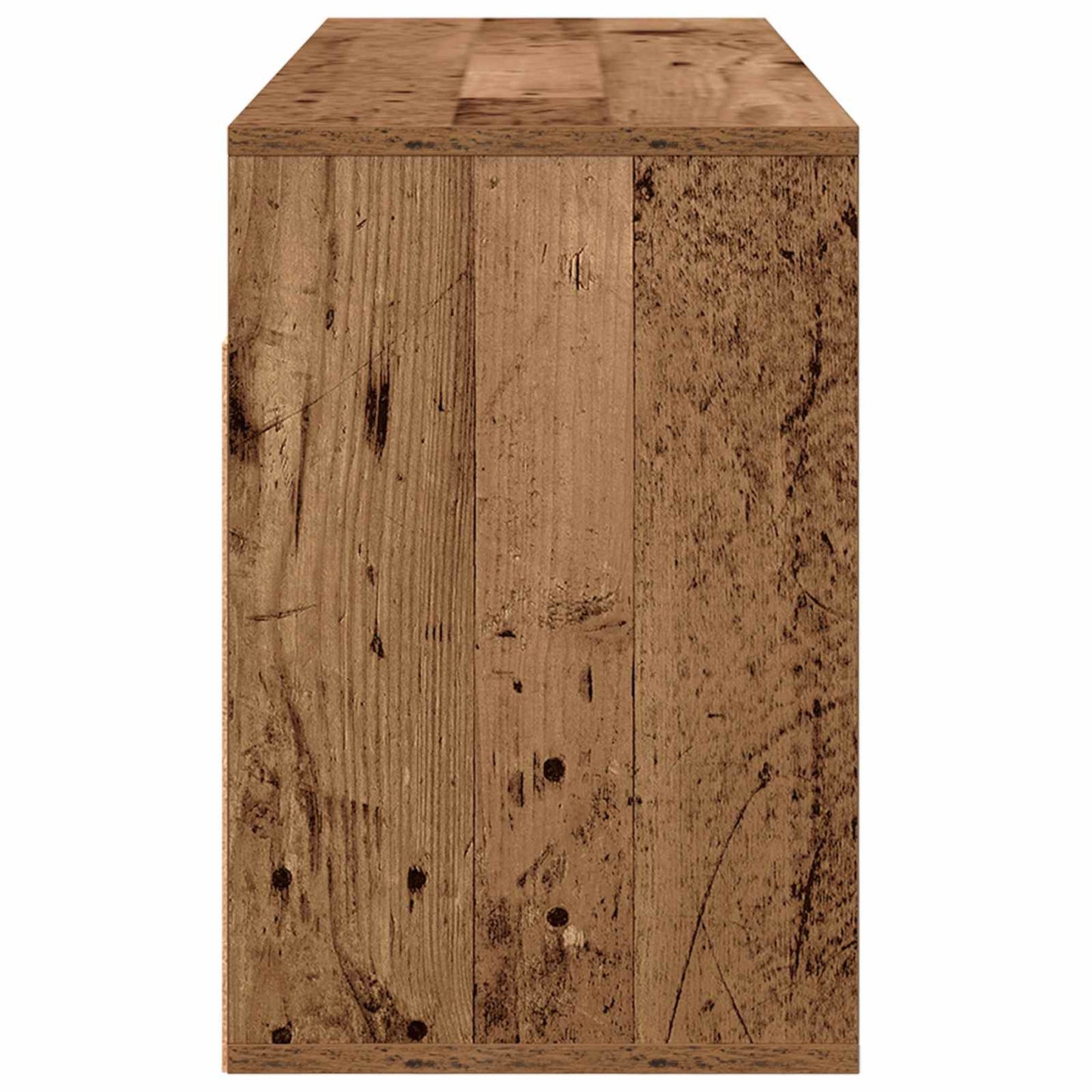 vidaXL Lowboard with Drawer Old Wood 102 x 32 x 48.5 cm