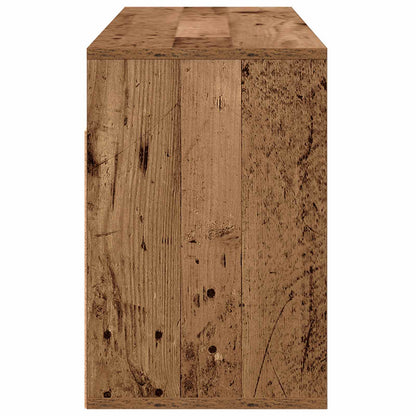 vidaXL Lowboard with Drawer Old Wood 102 x 32 x 48.5 cm