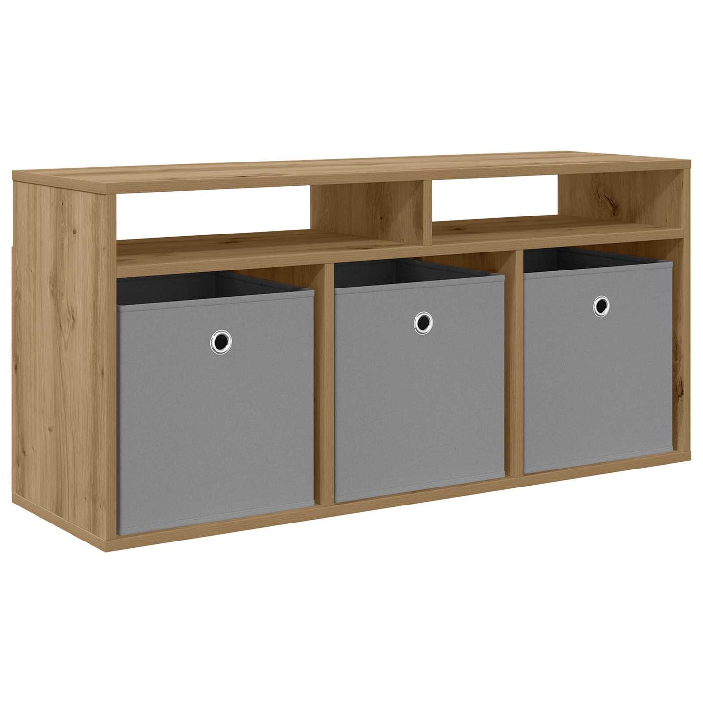 vidaXL Lowboard 102 x 32 x 48.5 cm Artisan Oak