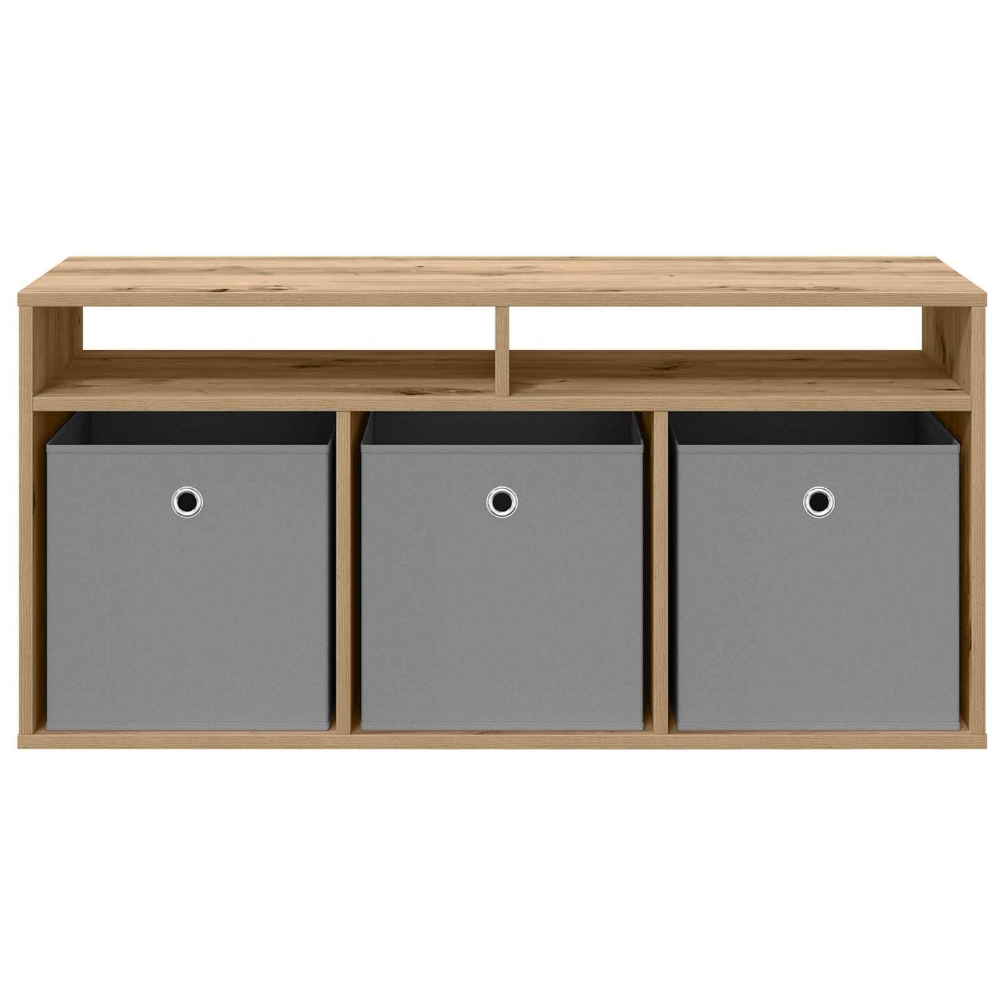 vidaXL Lowboard 102 x 32 x 48.5 cm Artisan Oak
