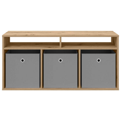 vidaXL Lowboard 102 x 32 x 48.5 cm Artisan Oak