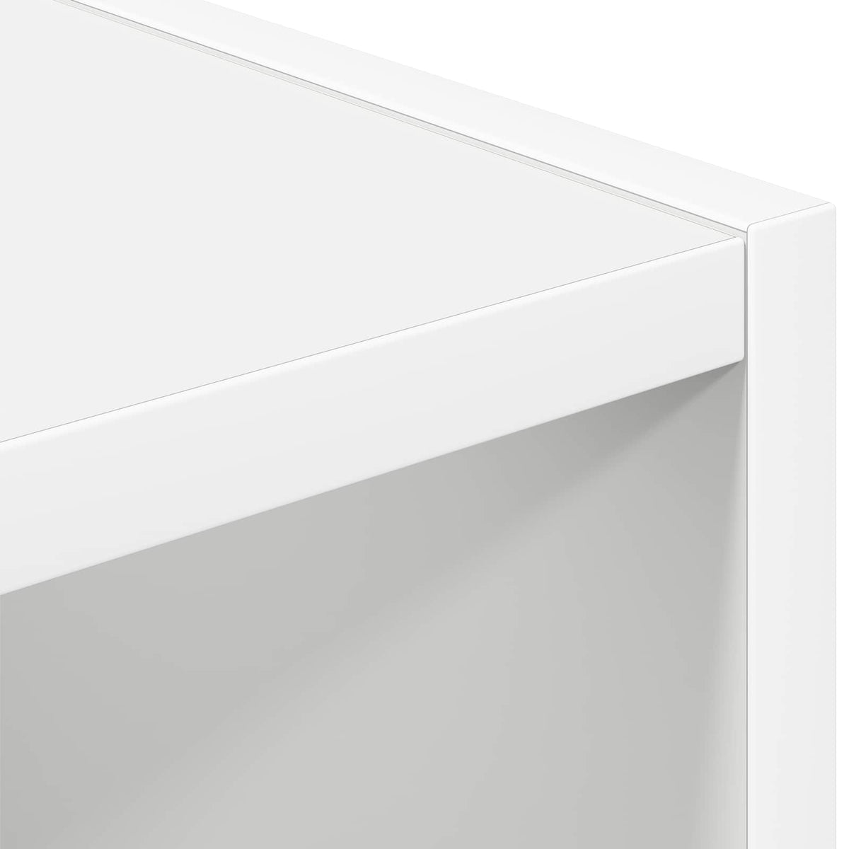 vidaXL Bedside Table White 25.5 x 22 x 49.5 cm Engineered Wood