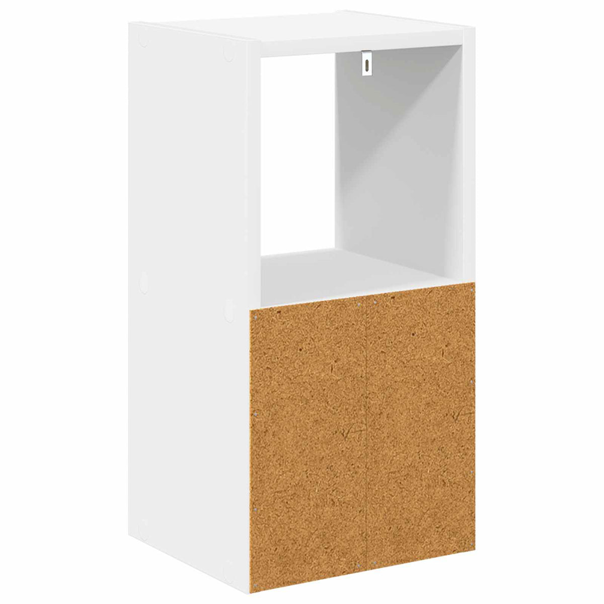 vidaXL Bedside Table White 25.5 x 22 x 49.5 cm Engineered Wood