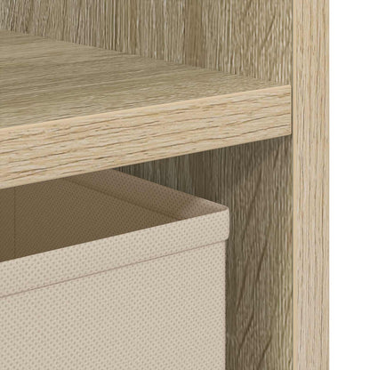 vidaXL Bedside Table Sonoma Oak 25.5 x 22 x 49.5 cm Engineered Wood