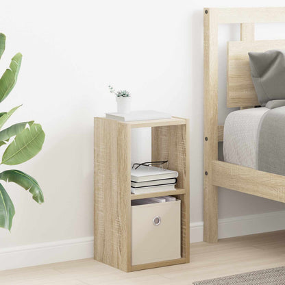 vidaXL Bedside Table Sonoma Oak 25.5 x 22 x 49.5 cm Engineered Wood
