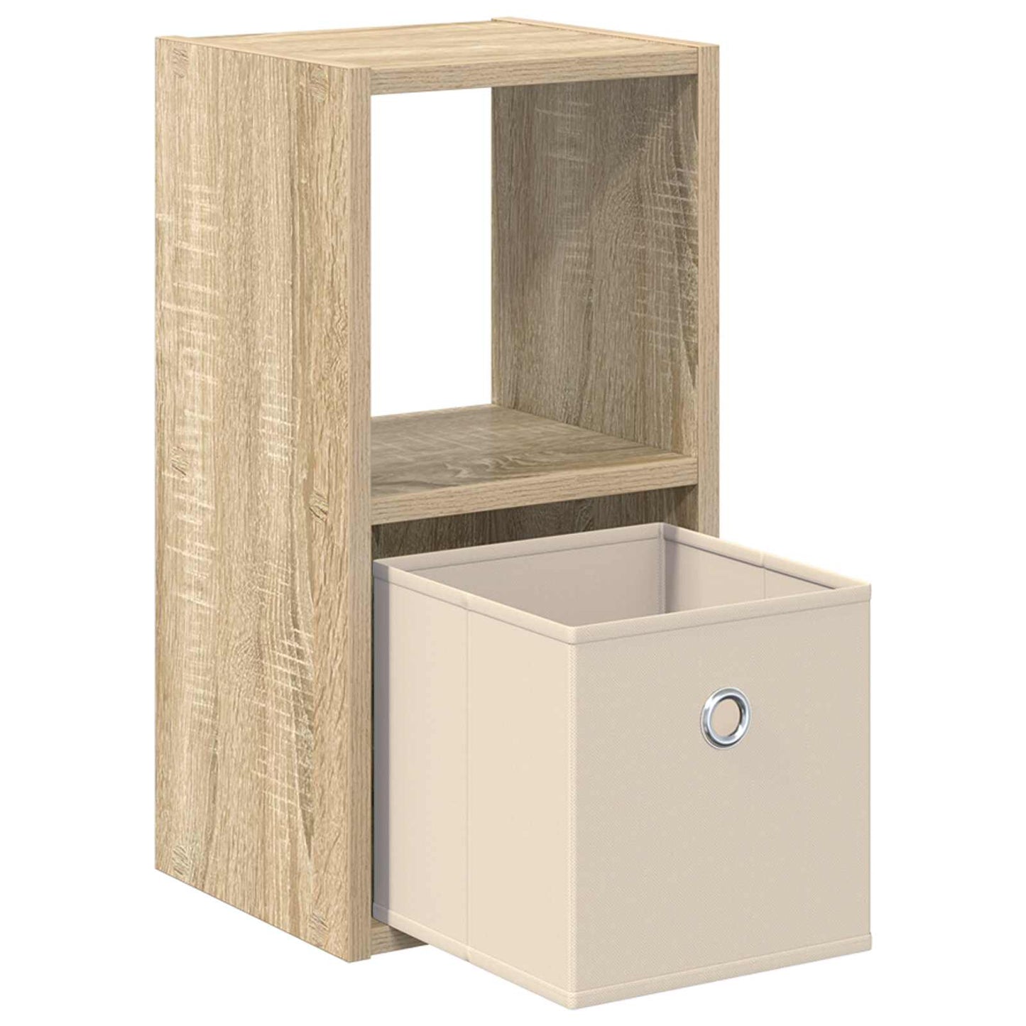 vidaXL Bedside Table Sonoma Oak 25.5 x 22 x 49.5 cm Engineered Wood