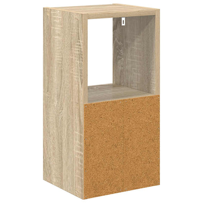 vidaXL Bedside Table Sonoma Oak 25.5 x 22 x 49.5 cm Engineered Wood