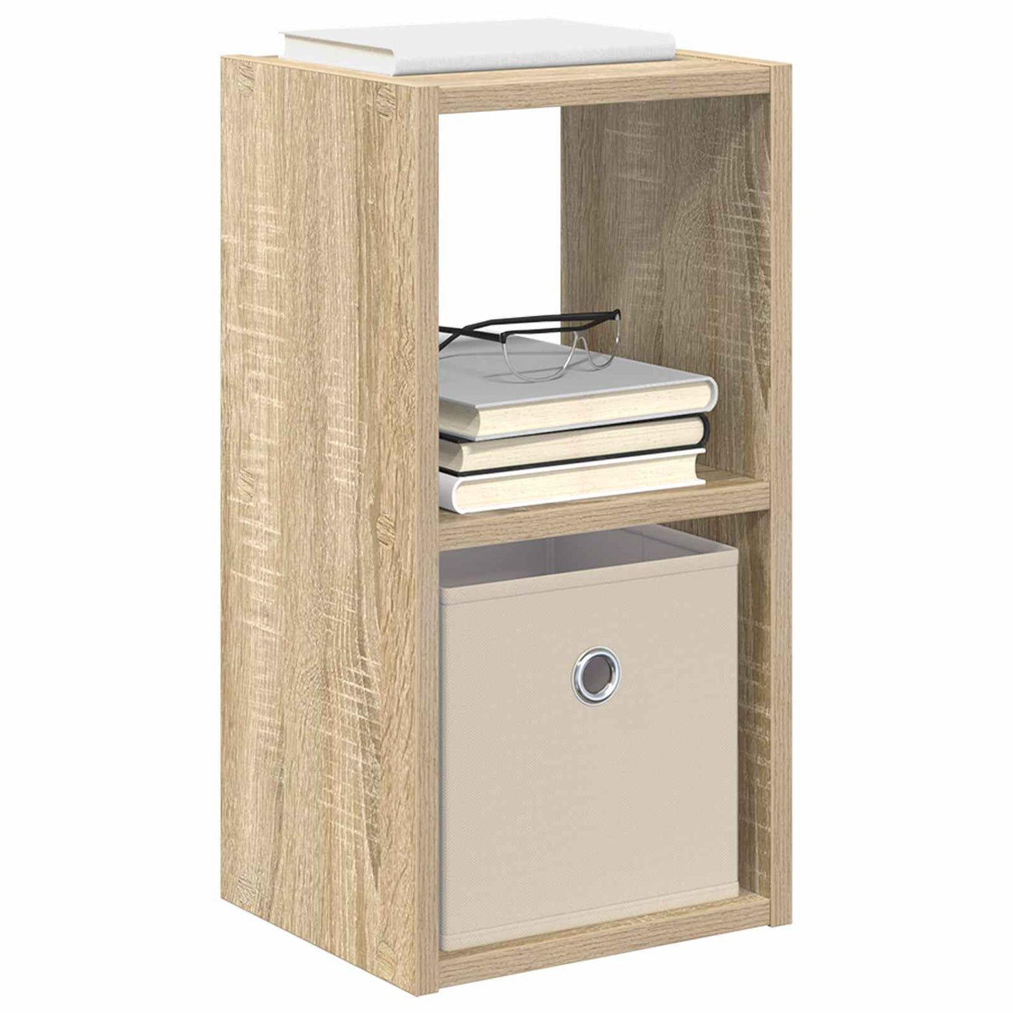 vidaXL Bedside Table Sonoma Oak 25.5 x 22 x 49.5 cm Engineered Wood