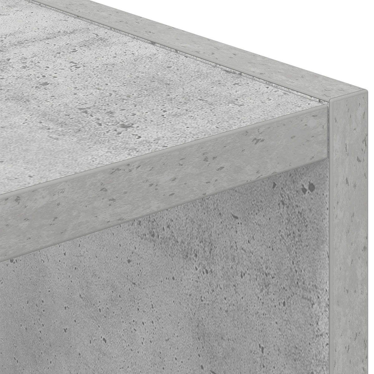 vidaXL Bedside Table 2 pcs Concrete Grey 25.5 x 22 x 49.5 cm