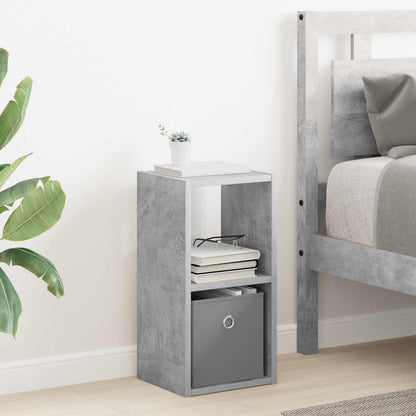 vidaXL Bedside Table 2 pcs Concrete Grey 25.5 x 22 x 49.5 cm