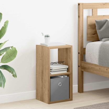 vidaXL Bedside Table Artisan Oak 25.5 x 22 x 49.5 cm Engineered Wood