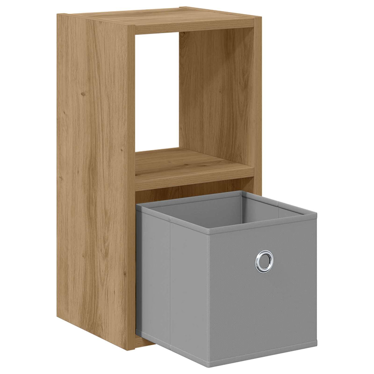 vidaXL Bedside Table Artisan Oak 25.5 x 22 x 49.5 cm Engineered Wood