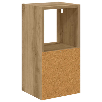 vidaXL Bedside Table Artisan Oak 25.5 x 22 x 49.5 cm Engineered Wood