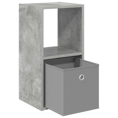 vidaXL Bedside Table 2 pcs Concrete Grey 30.5 x 27 x 59.5 cm