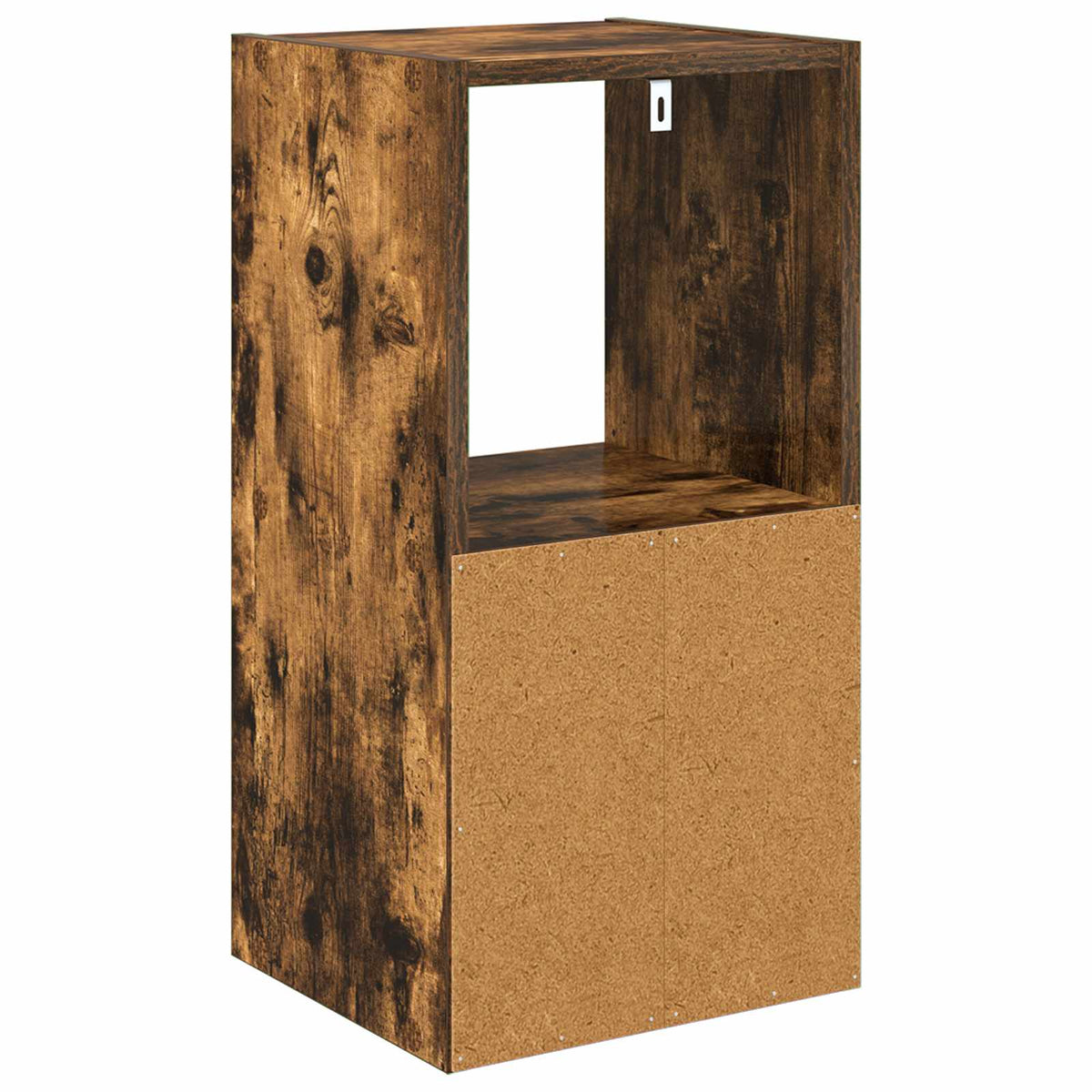 vidaXL Bedside Table Smoked Oak 30.5 x 27 x 59.5 cm Engineered Wood
