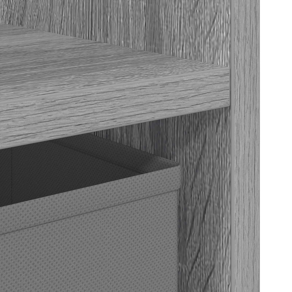vidaXL Bedside Table Grey Sonoma 30.5 x 27 x 59.5 cm Engineered Wood