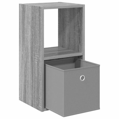 vidaXL Bedside Table Grey Sonoma 30.5 x 27 x 59.5 cm Engineered Wood