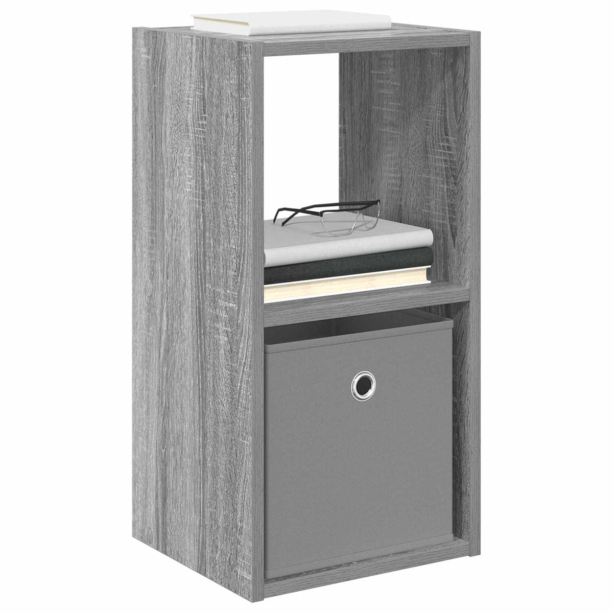 vidaXL Bedside Table Grey Sonoma 30.5 x 27 x 59.5 cm Engineered Wood