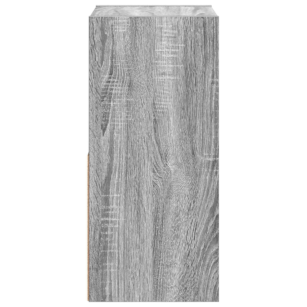 vidaXL Bedside Table Grey Sonoma 30.5 x 27 x 59.5 cm Engineered Wood