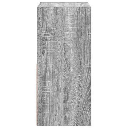 vidaXL Bedside Table Grey Sonoma 30.5 x 27 x 59.5 cm Engineered Wood