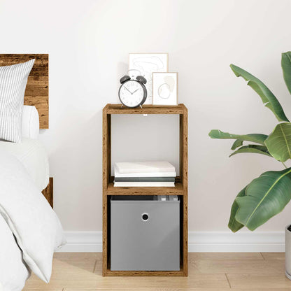 vidaXL Bedside Table Old Wood 30.5 x 27 x 59.5 cm Engineered Wood
