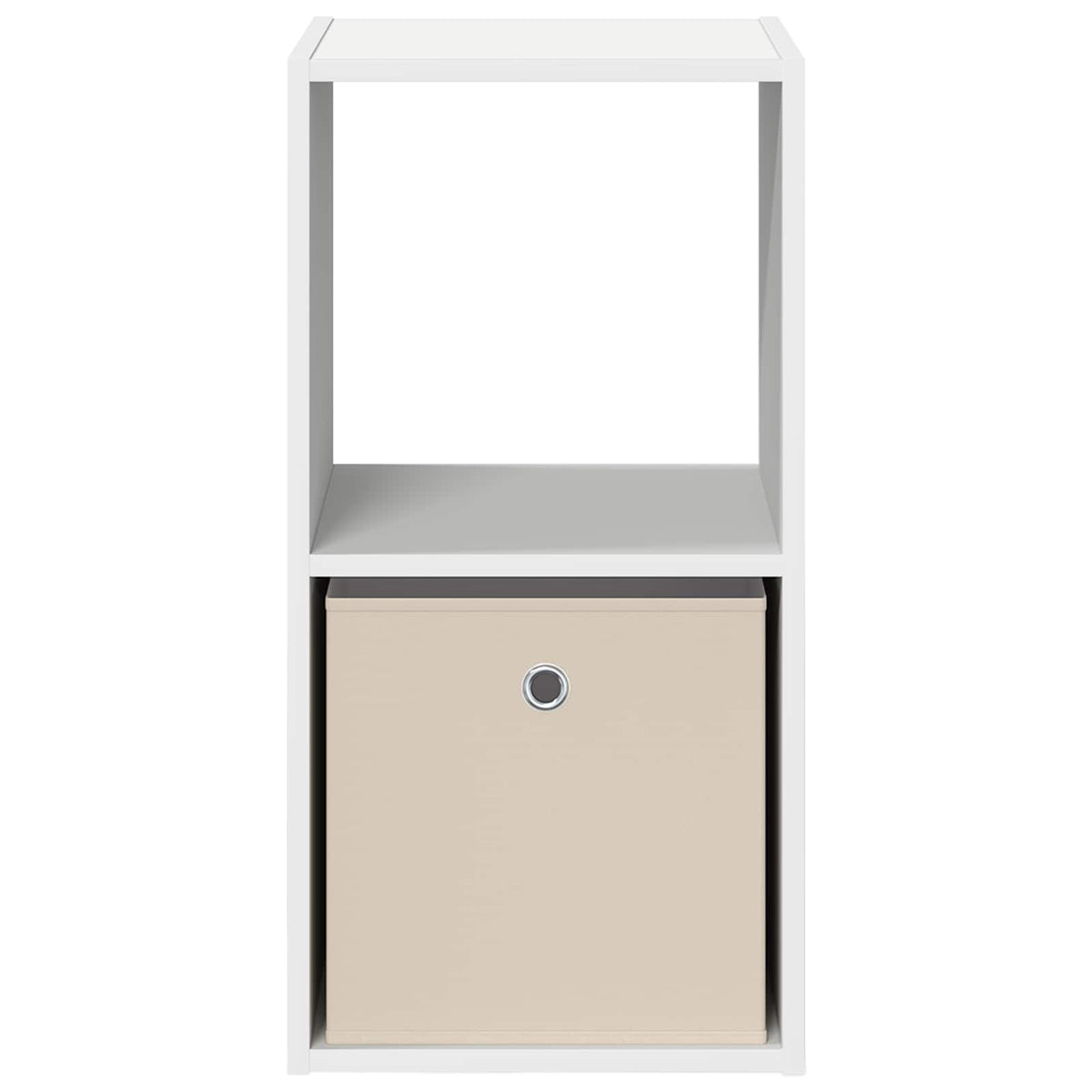 vidaXL Bedside Table White 35 x 32 x 68.5 cm Engineered Wood