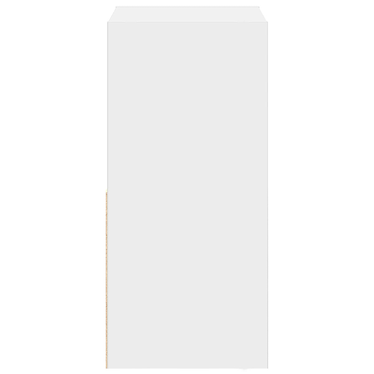 vidaXL Bedside Table White 35 x 32 x 68.5 cm Engineered Wood