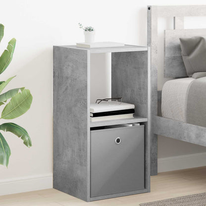 vidaXL Bedside Table Concrete Grey 35 x 32 x 68.5 cm Engineered Wood