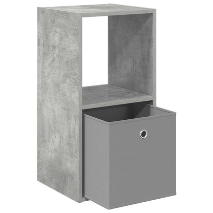 vidaXL Bedside Table Concrete Grey 35 x 32 x 68.5 cm Engineered Wood