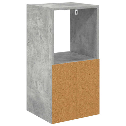 vidaXL Bedside Table Concrete Grey 35 x 32 x 68.5 cm Engineered Wood