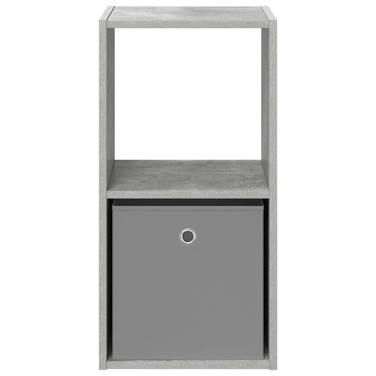 vidaXL Bedside Table Concrete Grey 35 x 32 x 68.5 cm Engineered Wood