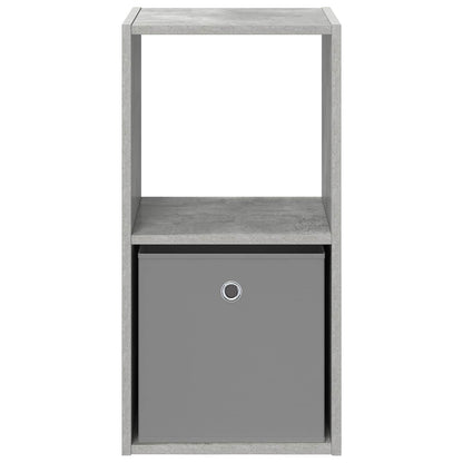 vidaXL Bedside Table Concrete Grey 35 x 32 x 68.5 cm Engineered Wood