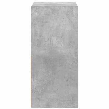 vidaXL Bedside Table Concrete Grey 35 x 32 x 68.5 cm Engineered Wood