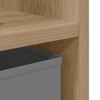 vidaXL Bedside Table Artisan Oak 35 x 32 x 68.5 cm Engineered Wood