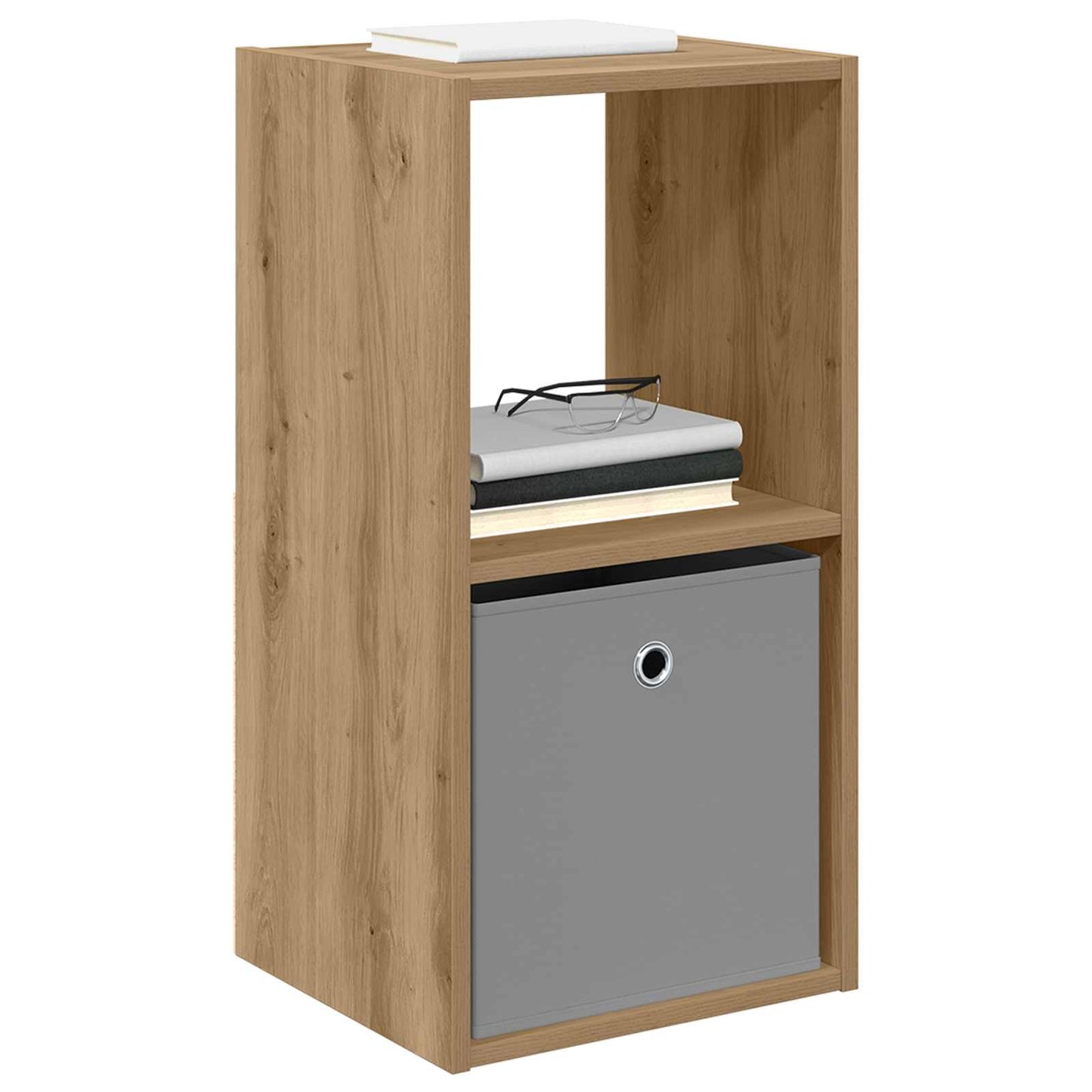vidaXL Bedside Table Artisan Oak 35 x 32 x 68.5 cm Engineered Wood