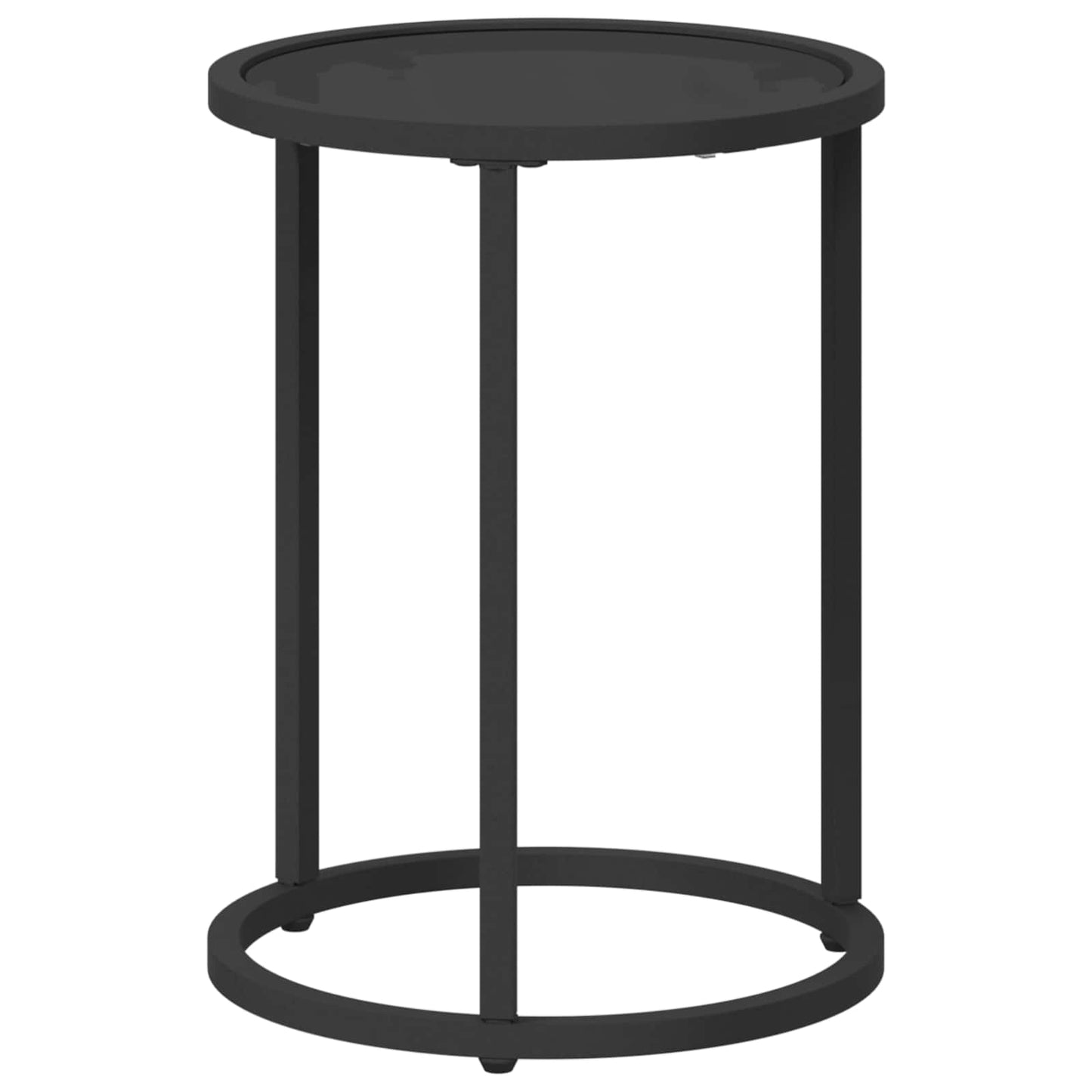 vidaXL Coffee Table Set 2 pcs 55 x 55 x 45 cm steel