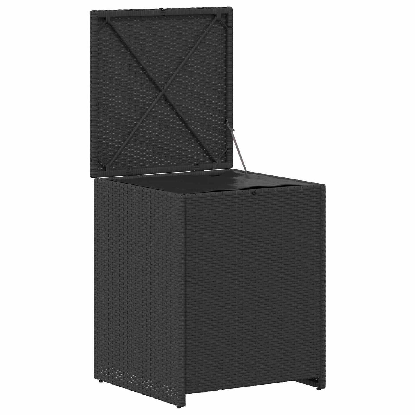 vidaXL Cushion Box 55 x 55 x 69 cm steel