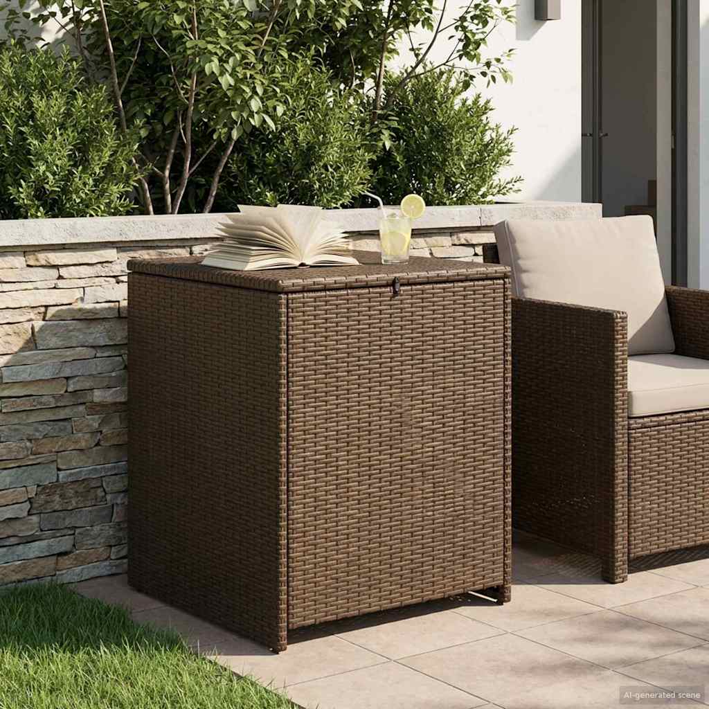vidaXL Cushion Box 55 x 55 x 69 cm steel