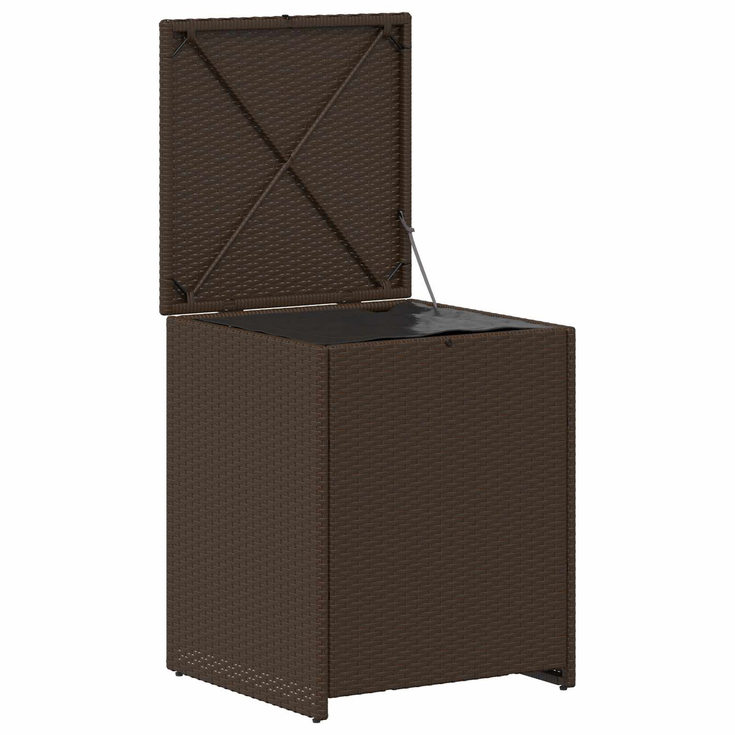 vidaXL Cushion Box 55 x 55 x 69 cm steel