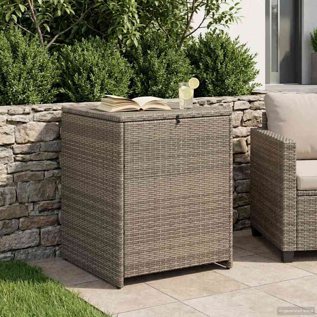 vidaXL Cushion Box 55 x 55 x 69 cm steel