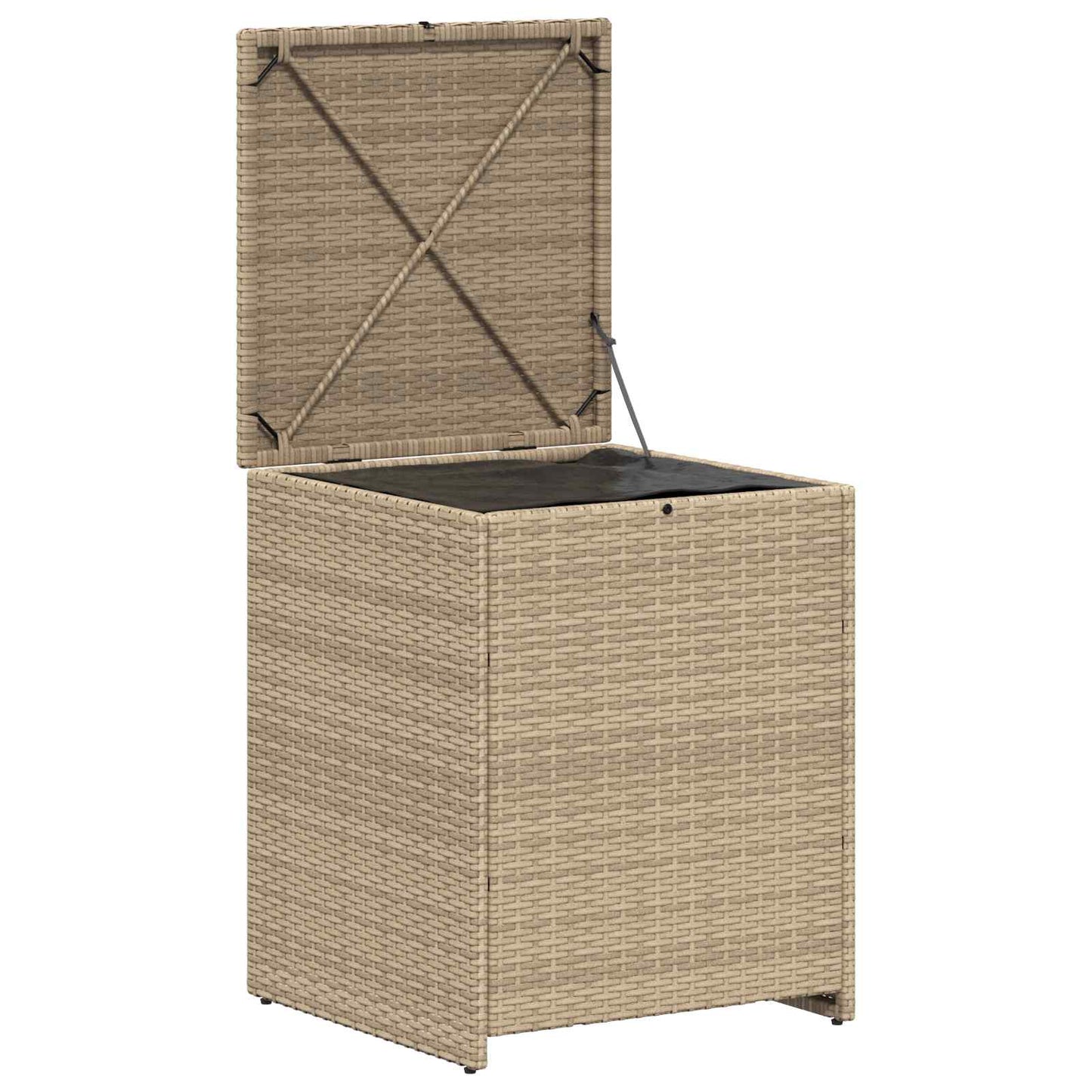 vidaXL Cushion Box 55 x 55 x 69 cm steel