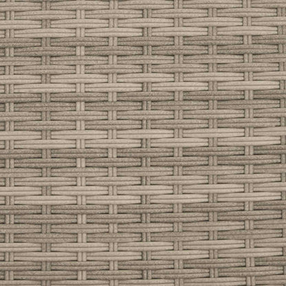 vidaXL Cushion Box Light Grey 55 x 55 x 69 cm Poly Rattan