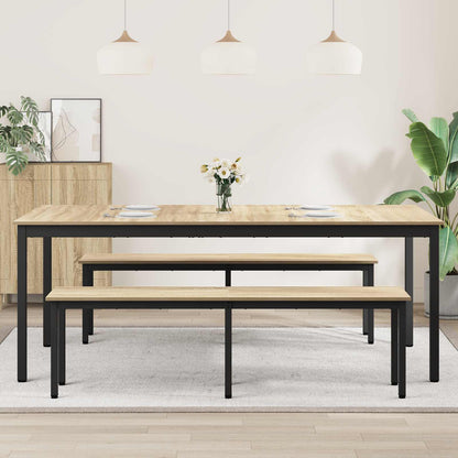 vidaXL Dining Tables 2 pcs 200 x 100 x 75 cm Engineered Wood