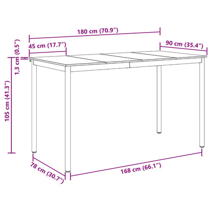 vidaXL Standing Bar Table Engineered Wood