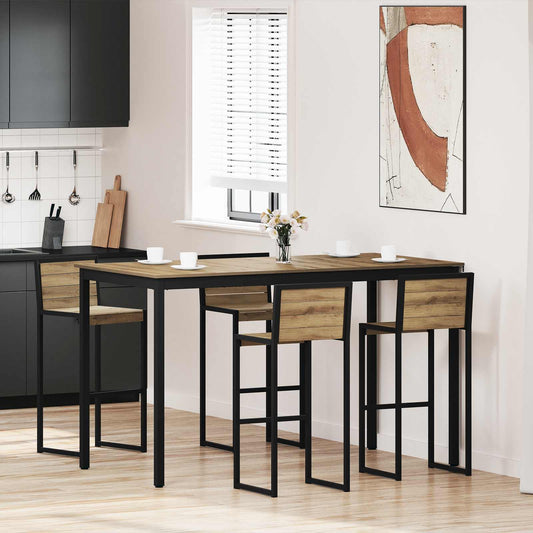 vidaXL Standing Bar Table Engineered Wood