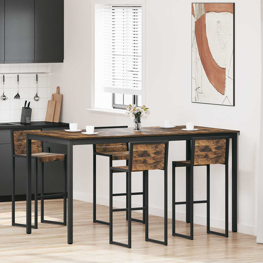 vidaXL Standing Bar Table Engineered Wood